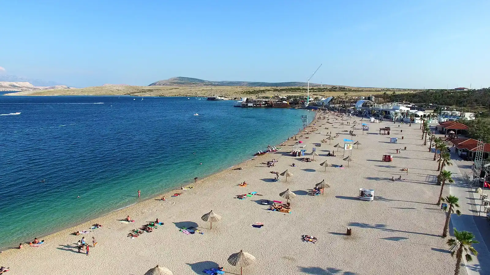 Beaches in Novalja, PAG Croatia